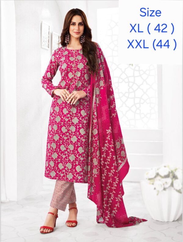 Pakistani 3-Piece Dress – Chanderi Silk Royalty