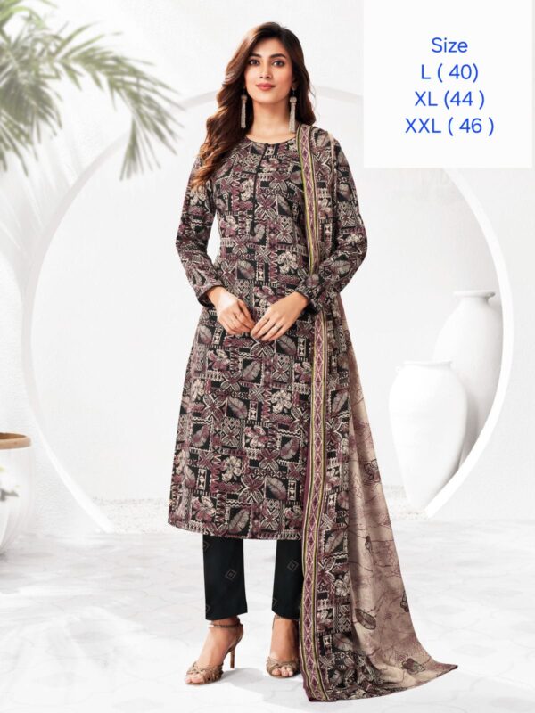 Pakistani 3-Piece Dress – Floral Print Edition