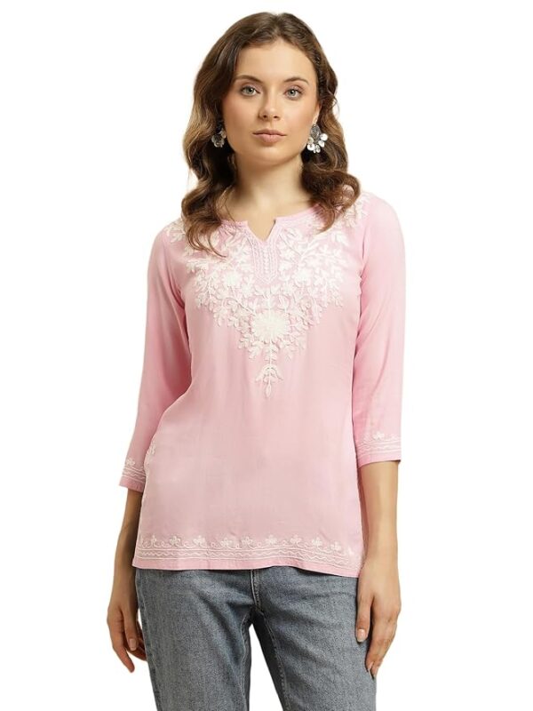 Chikankari Kurti (Mal Cotton)